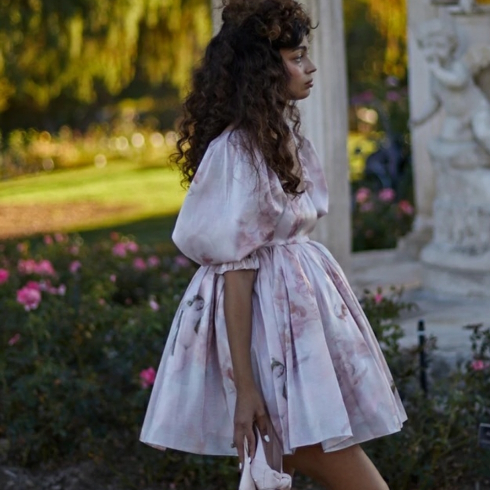 Selkie bleached peach Venus dress 1X